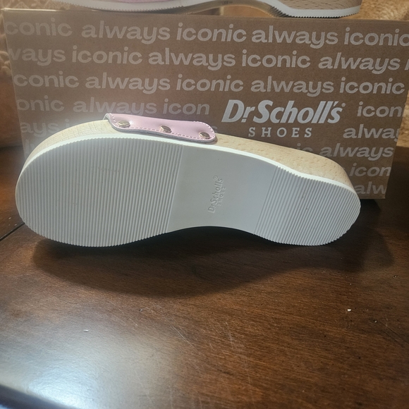 Dr. Scholl's Pink and Gold Mules - Picture 7 of 8